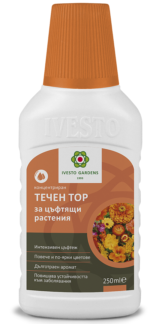 Течен тор Цъфтящи растения 250 мл. Течен тор Цъфтящи растения 250 мл.